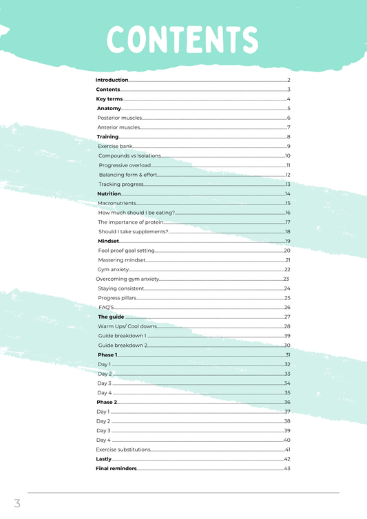 GAINING GUIDE